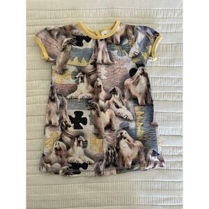 NWOT Molo 80 (12m) Camellia Dog Print Dress